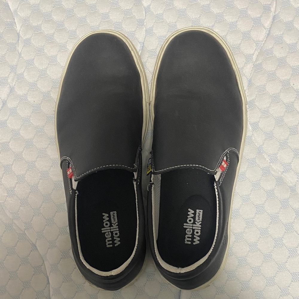 Mellow Walk Slip On Jessica Black Steel Toe Work Shoes Size 8.5 - Picture 3 of 9